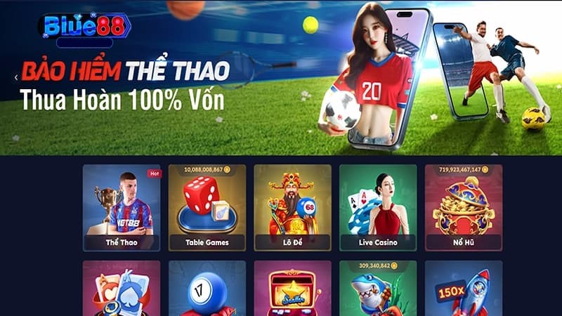 Các môn thể thao phổ biến tại Blue88
